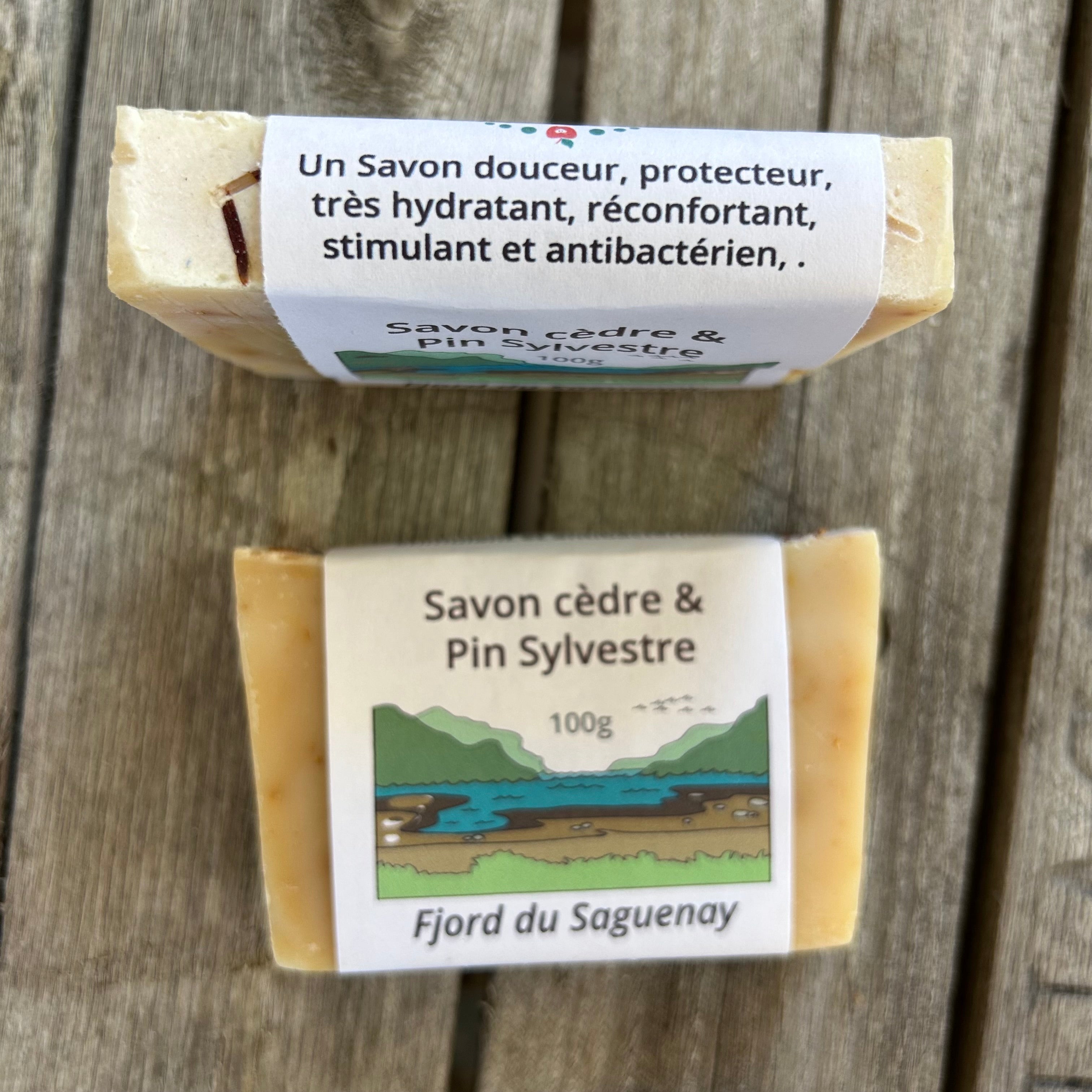 Savons cèdre et pin sylvestre