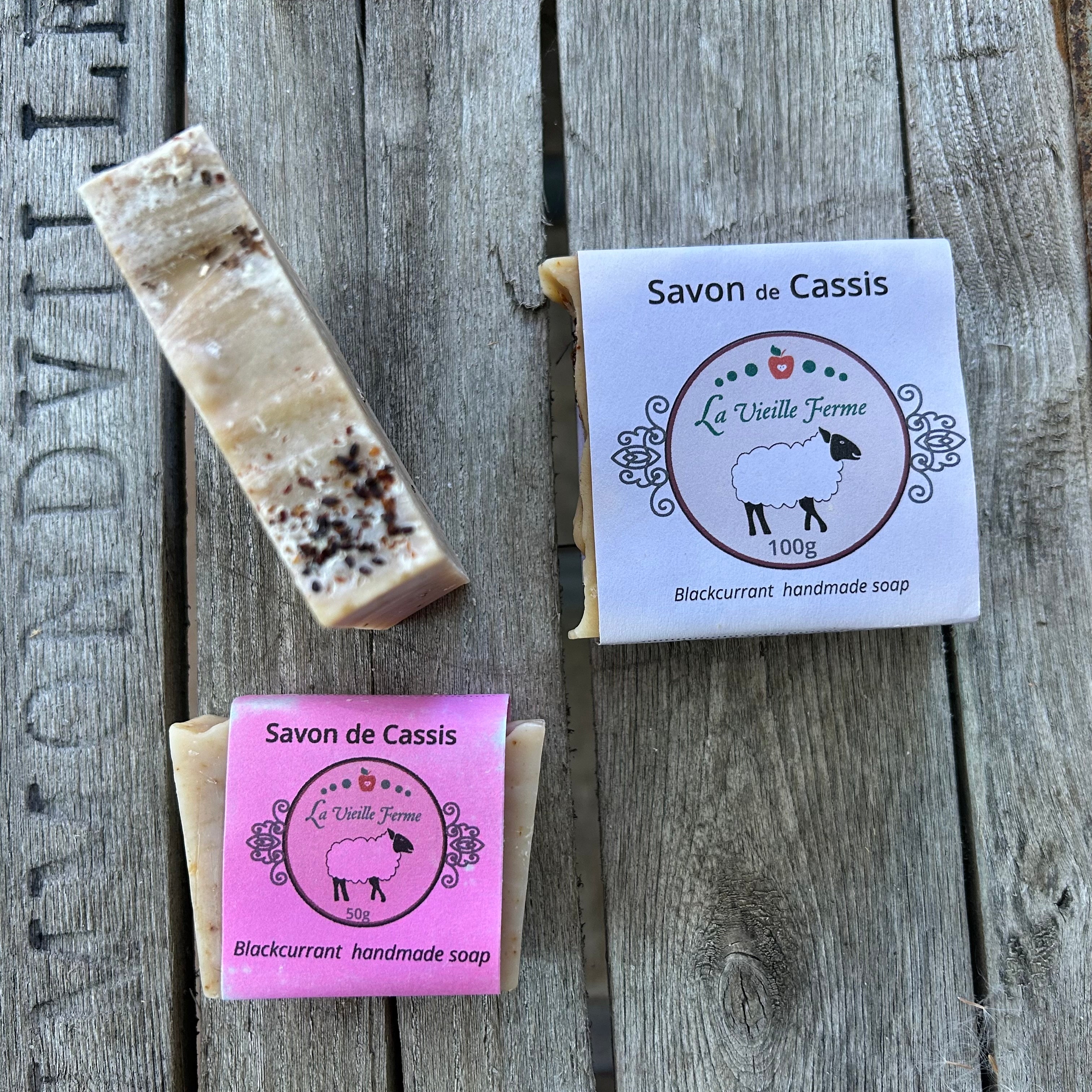 Savons Cassis et Mélisse