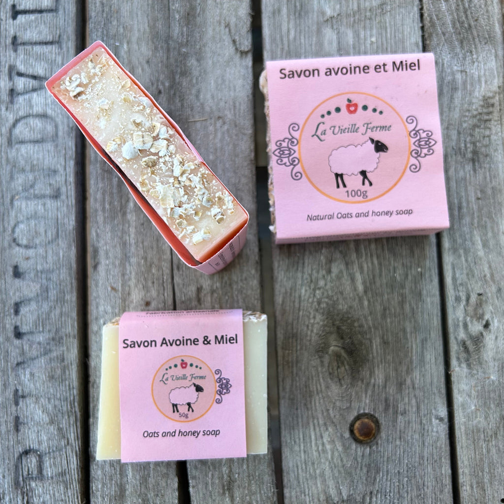 savon avoine et miel