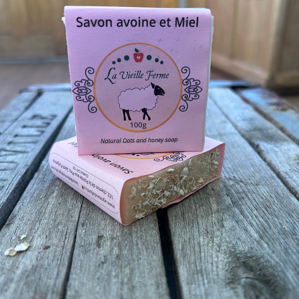savon avoine et miel