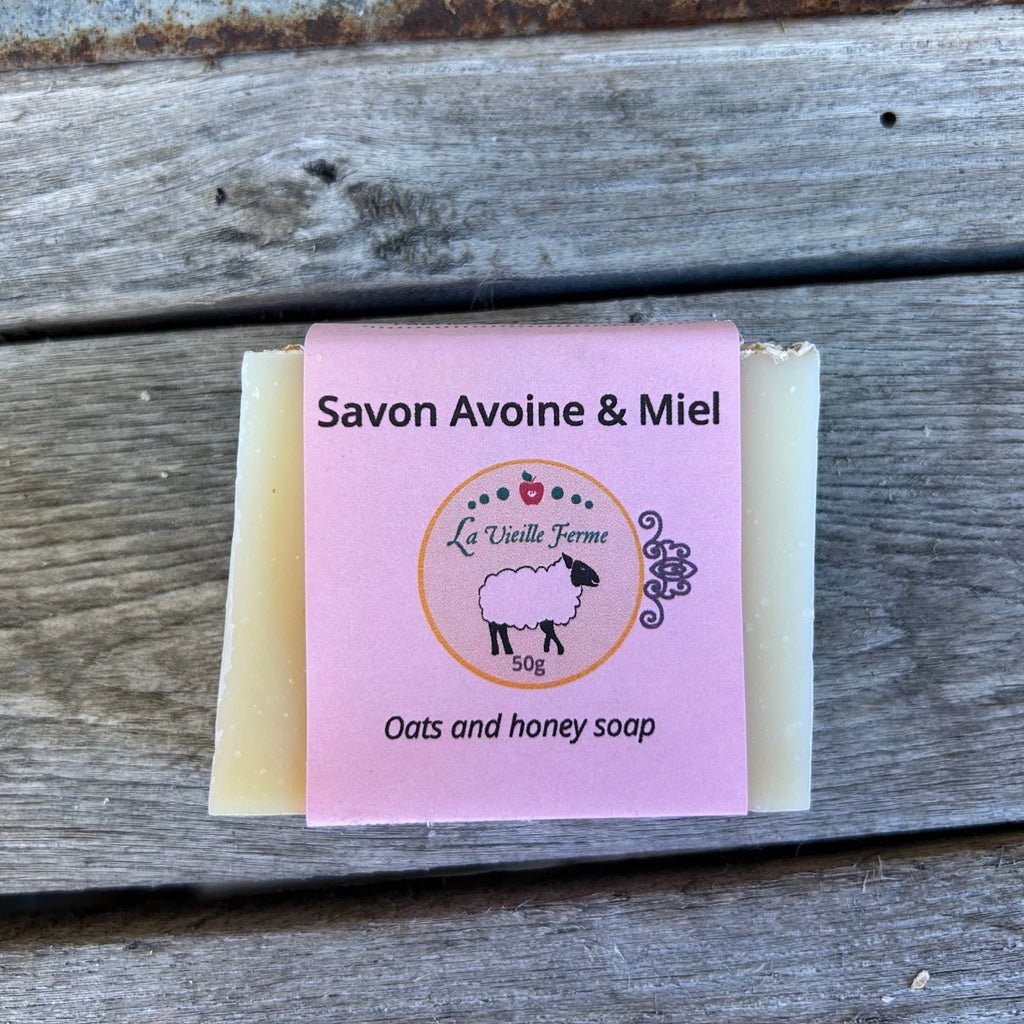 savon avoine et miel