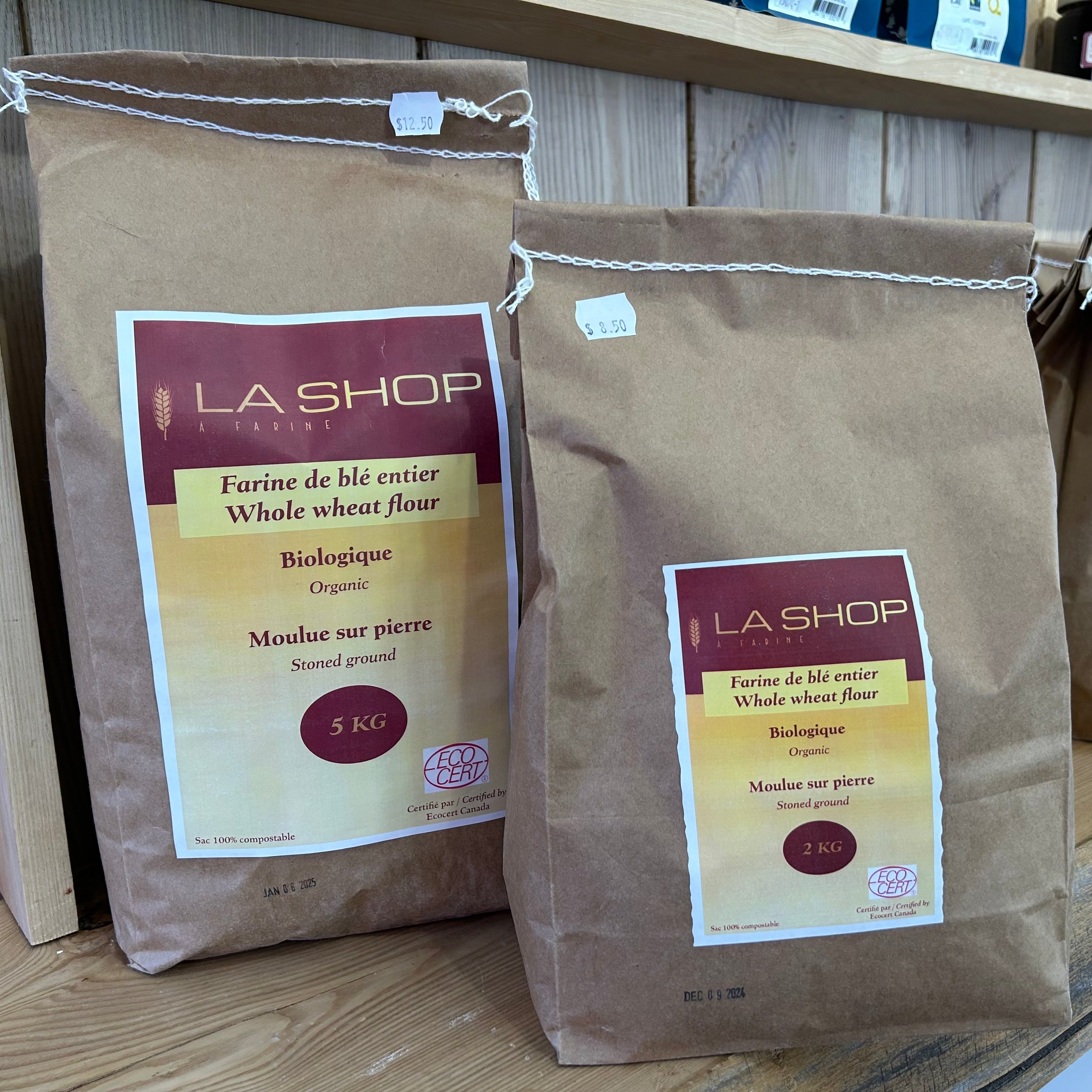 Farine biologique du Saguenay lac St-jean 1 kg