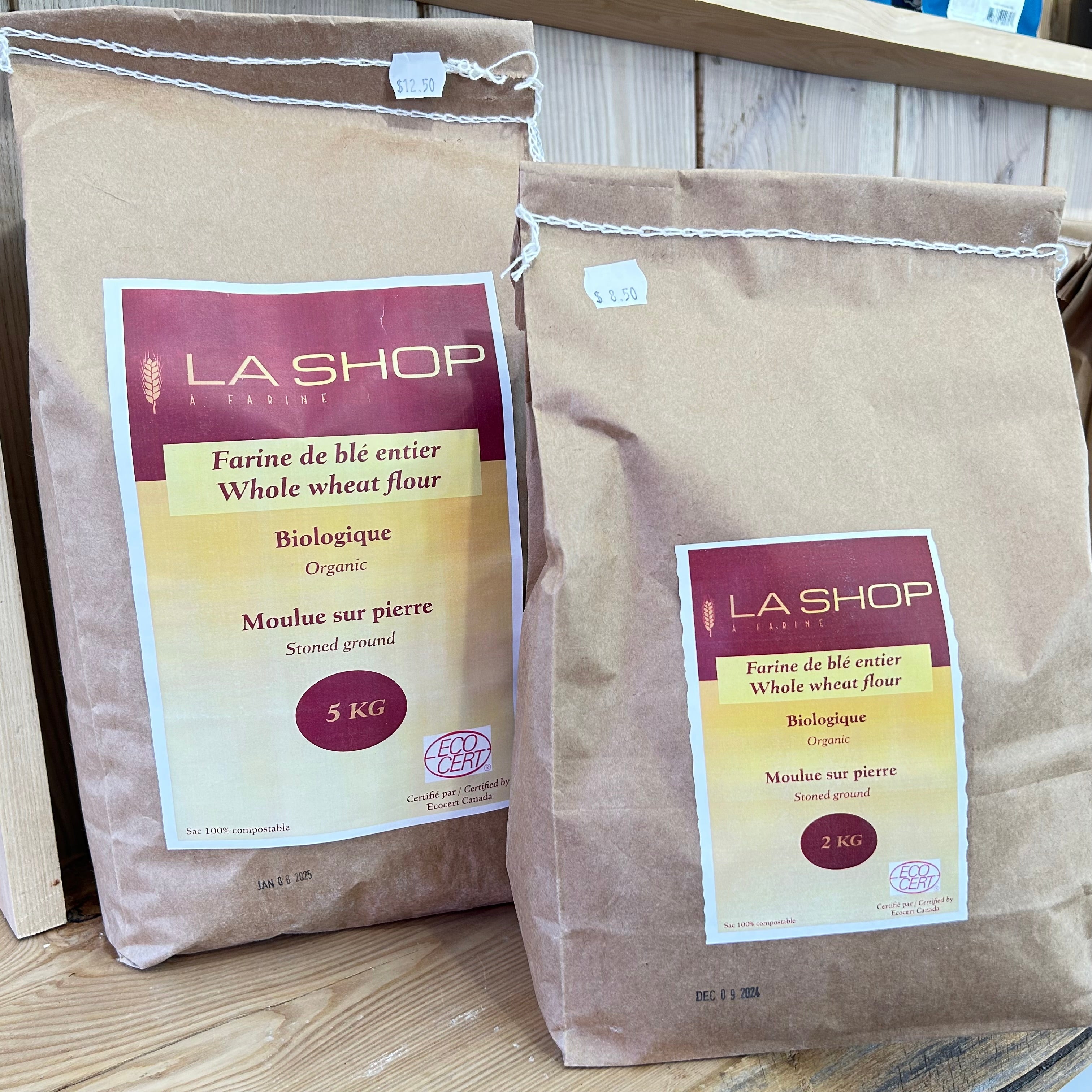 Farine biologique du Saguenay lac St-jean 1 kg