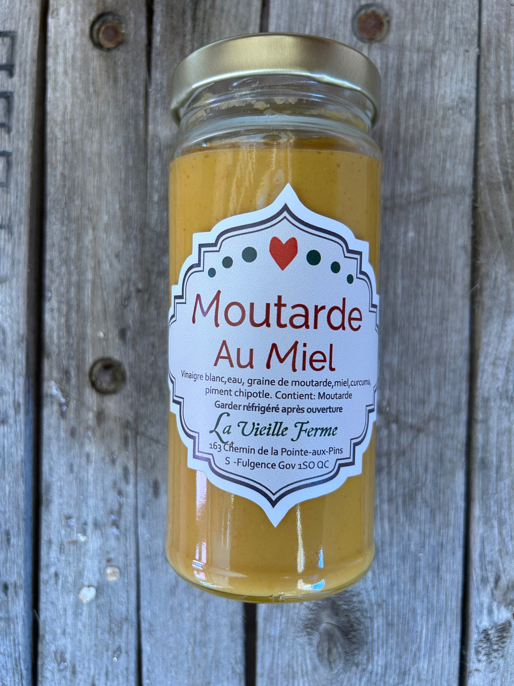 Moutarde au miel et piment fort