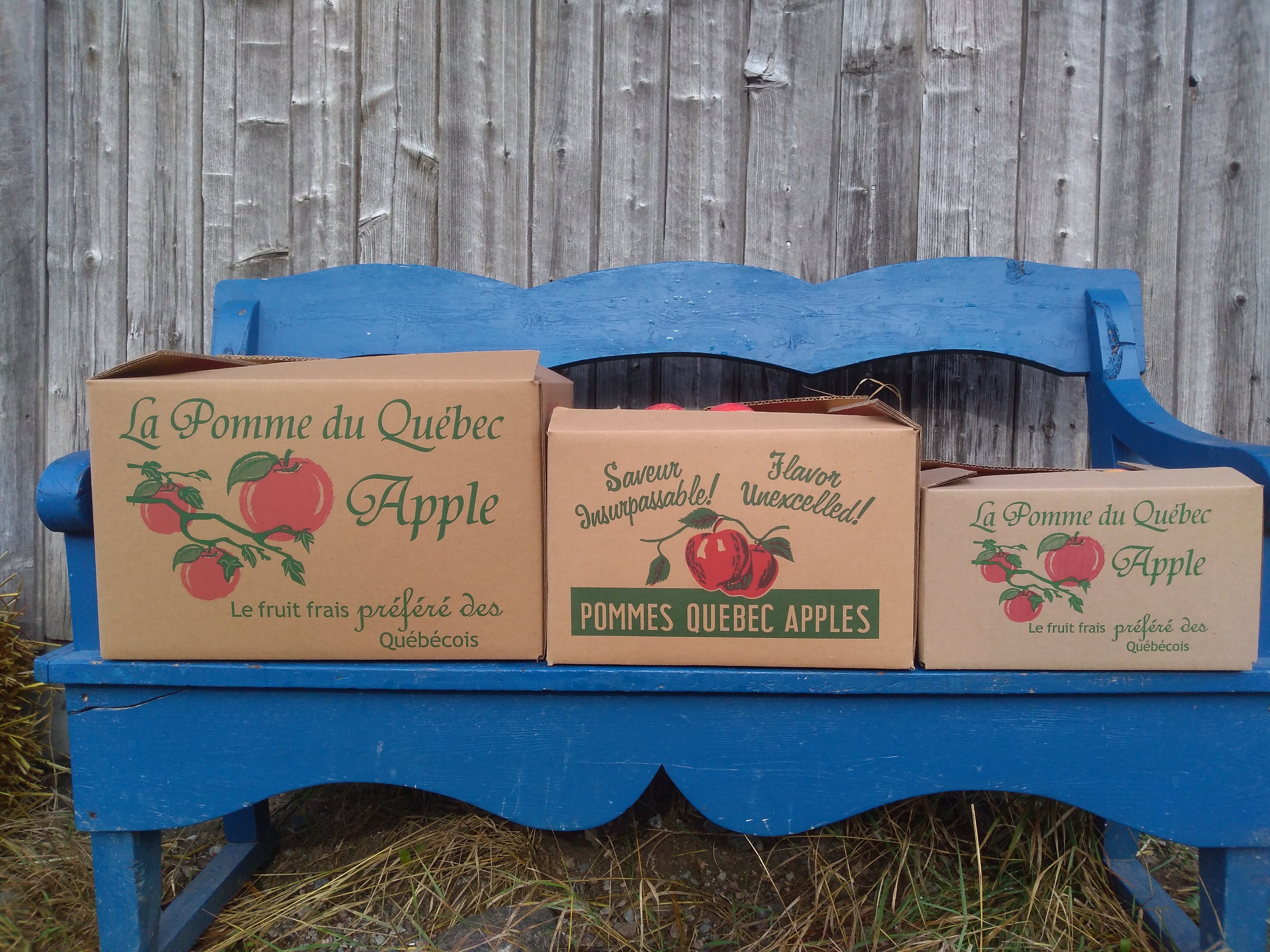 Boîte de Pomme bio honeycrisp