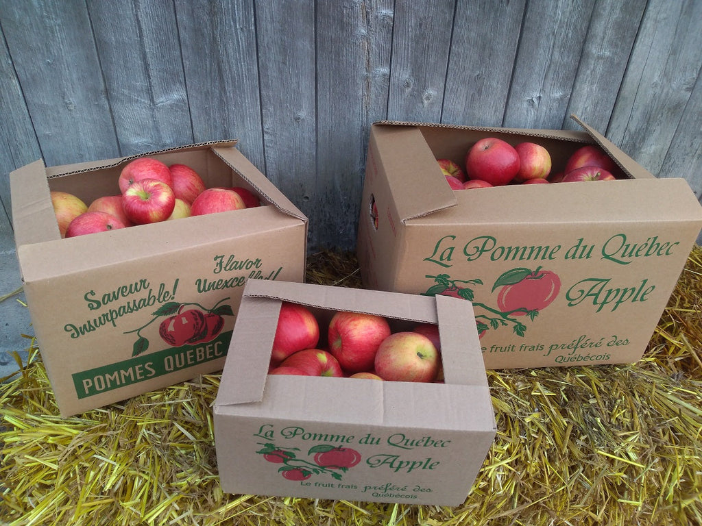 Boîte de Pomme bio honeycrisp
