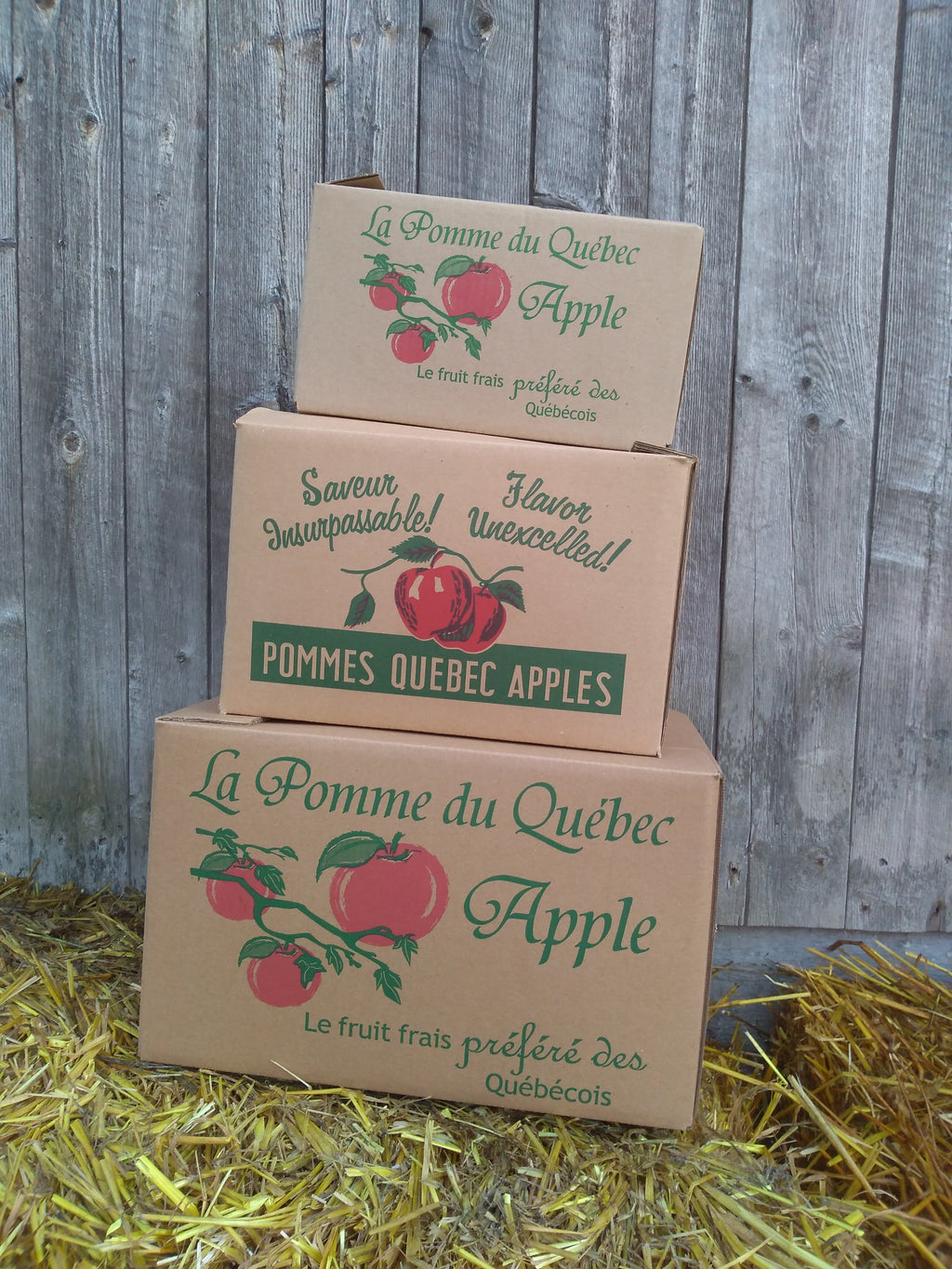 Boîte de Pomme bio honeycrisp